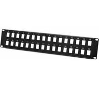 Panneau de brassage 19 2U 32 ports UTP keystone