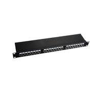 Panneau de brassage 1U/19 pouces blindé 24 ports cat. 5E PK-S5-1