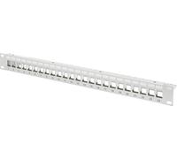 Panneau de brassage modulaire - 24 ports - Gris - Montage de rack - 1U - 483 mm - 1,5 mm - 565 mm