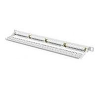 LANBERG Patch Panel Cat.6 UTP 24 PUERTOS 0.5U Rack 19 Gris