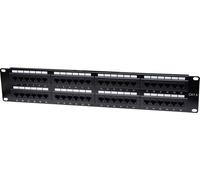 Intellinet Platine de brassage CAT6, 48 ports, UTP, 2U - Tableau de connexions - CAT 6 - UTP - RJ-45 X 48 - noir - 2U - 19"