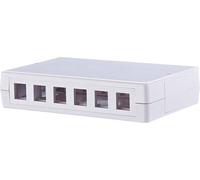 Panneau de brassage 6 ports Metz Connect 1309190002KE non équipé 1 UH