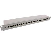 Panneau De Brassage 76824I Cat6A 24 Voies 1He Gris Clair Ral7035 48,26 Cm (19"")[ZHUJ4448]