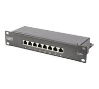 Panneau de brassage 8 ports Digitus DN-91608S CAT 6 1 UH