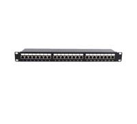 Panneau de Brassage CAT 7, 24 Ports, 10 Gbps | Construction blindée, convient aux racks de 19 pouces, connecteurs plaqués or, idéal pour les centres de données, boîtier