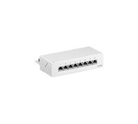 Panneau de brassage CAT6a 62067 - 8 ports - Blanc