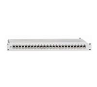 Panneau de brassage Catégorie 6A 1U 24xRJ45 - Panneau de brassage cuivre 24x RJ45 8 (8) PP-Cat.6A iso-24/1