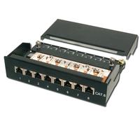 Panneau de brassage DIGITUS Cat.6 classe E 8 x RJ45 1U
