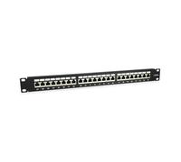 Panneau de brassage - EQUIP - 24 x RJ45 Cat6A - Noir - 19'' - 1U