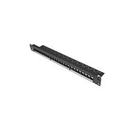 Lanberg PPKS-1024-B Baie de Branchements 1U 24 Ports RJ-45 Montage Rack 19" ABS Noir 482.6x44.5x80mm