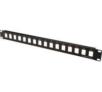 Panneau de brassage modulaire 19" DIGITUS, boîtier vide 16 ports