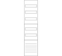 Panneau de brassage - Panneau pour tableau de distribution 1050x250mm ZSD-V17/SA5