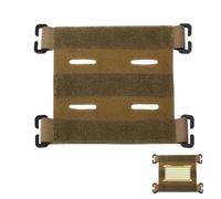 Panneau de brassage - Panneaux d'affichage de patchs - Fonction gilet légère - Patchs de base de patch - Affichage avec boucle de coupe pour sac à dos, kaki, Voir description, Voir description