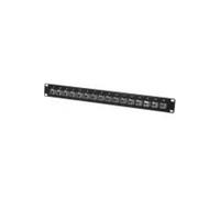 Panneau de brassage rj45 16 ports cat6a sstp 1u