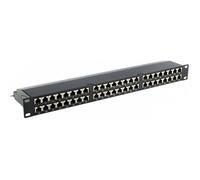 Panneau de brassage RJ45 48 ports CAT6 STP 1U - Intérieur