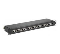 Generique Panneau de brassage 19" 1U 24 ports CAT6 STP