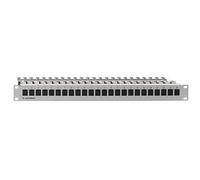 Panneau de brassage Rutenbeck, 48,30cm (19"), CAT6A, 24xRJ45, gris clair, PP-UM (239101000)