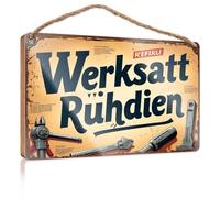 Panneau de bureau amusant Refirli : publicité d'outils industriels suisses vintage, panneau en bois, décoration de salle de jeux, décoration d'intérieur occidentale (15 x 28 cm)