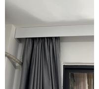 Panneau de cantonnière personnalisé pour plafond/mur - Passe-tringle pour stores enrouleurs - Pas besoin de rail - Solution de draperie décorative - 140 cm