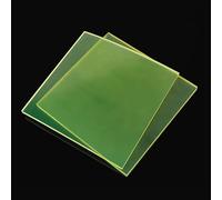 Panneau de caoutchouc élastique 200mm x 300mm, feuille de polyuréthane PU 6mm d'épaisseur, résistant à l'usure, résistant à l'huile for la Construction de bricolage, paquet de 2(1mm)