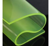 Panneau de caoutchouc élastique 250mm x 250mm, feuille de polyuréthane PU de 4mm d'épaisseur, résistant à l'usure, résistant à l'huile for la Construction de bricolage, 1 paquet(3mm)