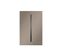 Panneau de capteur TECEfilo Velvet 9242083 pour système de chasse d'eau électronique, beige-brun