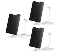Panneau de cellules solaires IP65 résistant aux intempéries, support mural réglable à 360 ° avec câble chargement micro USB 9,8 pieds for caméra Arlo Essential Spotlight/XL Spotlight(3pcs)