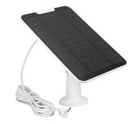 Panneau de cellules solaires IP65 résistant aux intempéries, support mural réglable à 360 ° avec câble chargement micro USB 9,8 pieds for caméra Arlo Essential Spotlight/XL Spotlight(1pcs)