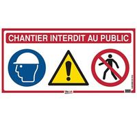 Panneau de chantier 4 en 1 800x400mm - - 620011