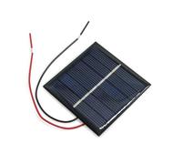 Panneau de charge de batterie solaire 2-3 V 100 mA Petit module cellulaire Polysilicium Board Portable Durable Portable avec fil