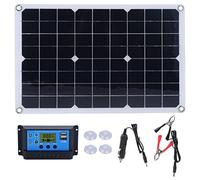 Panneau de charge de batterie solaire 50W monocristallin DC 18V, Kit de panneau d'alimentation solaire Portable 1600mA avec contrôleur