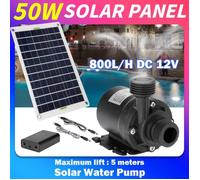 Panneau de charge,Pompe à eau solaire sans balais 800l-H,Kit de panneaux solaires,cellule solaire,panneau - 50W-B Style