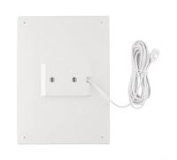 Panneau de charge solaire 10 W pour Arlo Pro 4, Ultra 2, Pro 3, Pro 5S et caméra projecteur - Chargeur solaire en silicone monocristallin avec sortie 5 V, IP65 (blanc)