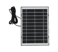 Panneau de charge solaire 10 W pour caméras de sécurité Arlo Pro 4 Ultra 2 Pro 3 Pro 5S et Pro 3 Projecteur IP65 étanche en silicone monocristallin avec Ca(Noir)