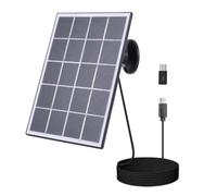 Panneau de charge solaire 3 W pour connexion C pour besoins d'alimentation 5 V