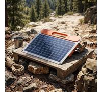 Panneau de charge solaire 30 W double sortie USB pour l'alimentation des appareils extérieurs lorsque vous êtes loin des prises électriques