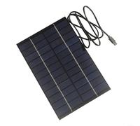 Panneau de charge solaire 4,2 W 12 V polycristallin 200 x 130 mm avec port de type C pour caméras de sécurité extérieures, surveillance continue pour la maison et le jardin