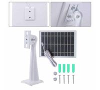 Panneau de charge solaire 5 V 8 W pour téléphone portable et caméra de sécurité extérieure, kit solaire monocristallin étanche avec câble de 3 m, source d'alimentation portable pour jardin, rue et