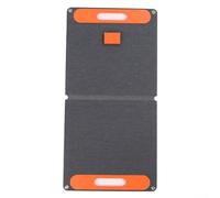 Panneau de charge solaire 80 W avec deux ports USB pour une gestion pratique de l'alimentation extérieure (gris)