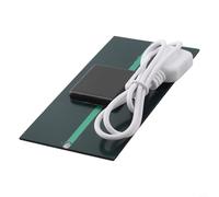 Panneau de charge solaire USB 3 W 6 V, chargeur solaire compact en polysilicium avec haute efficacité de conversion pour petits appareils, jardin, rue