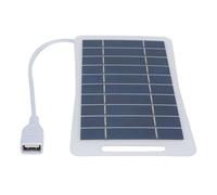 Panneau de Chargeur Solaire Portable, Monocristallin USB 5V 2A Ultra Compact pour Téléphones, Comprimés, Caméras, Randonnée, Camping, Randonnée et Utilisation Extérieure