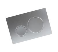Panneau de chasse d'eau contemporain pour salle de bain résistant à l'érosion ABS double bouton poussoir caché panneau de chasse d'eau pour usage domestique résistant à la salle de bain