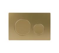 Panneau de chasse d'eau encastré silencieux à double chasse d'eau - Design moderne ABS - Panneau de chasse d'eau pour salle de bain - Installation facile pour la maison - Couvercle simple pour