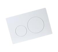 Panneau de chasse d'eau encastré silencieux double chasse d'eau moderne ABS panneau de chasse d'eau de salle de bain installation facile pour la maison Composant de toilette ABS