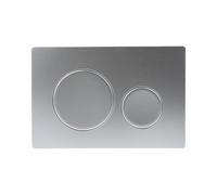 Panneau de chasse d'eau encastré silencieux double chasse d'eau moderne ABS panneau de chasse d'eau de salle de bain installation facile pour la maison Composant de toilette ABS