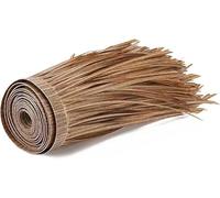 Panneau De Chaume Artificiel Toit Paille En Herbe Pour Tiki Bar, Paillote, Parasol, Décoration Extérieure Tropicale, Imitation Toiture Feuilles Palmier Durable(0.5mx 1m)
