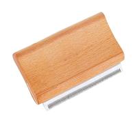 Panneau de cheveux pour chien Hotte à cheveux - Restence Pet Muova en bois, outil sous-poil à double couche | Brosse pour chien de chat à dent large, contrôle pour animaux de compagnie, r