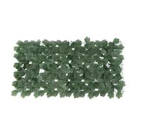 Panneau de Clôture à Feuilles Vertes en Soie, Résistant UV | Grille Arrière à Mailles, Fixations pour Assemblage, Se Replie et Se Façonne, Balcon, Jardin, Écran Décoratif