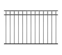 Panneau de Clôture Acier Barrière Patio Terrasse Extérieur Multi-taille vidaXL