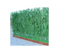 Panneau de clôture en bambou artificiel pour décoration d'intérieur/extérieur, taille personnalisable (100,1 x 4,9 m), facile à installer, idéale pour l'intimité du jardin et du salon